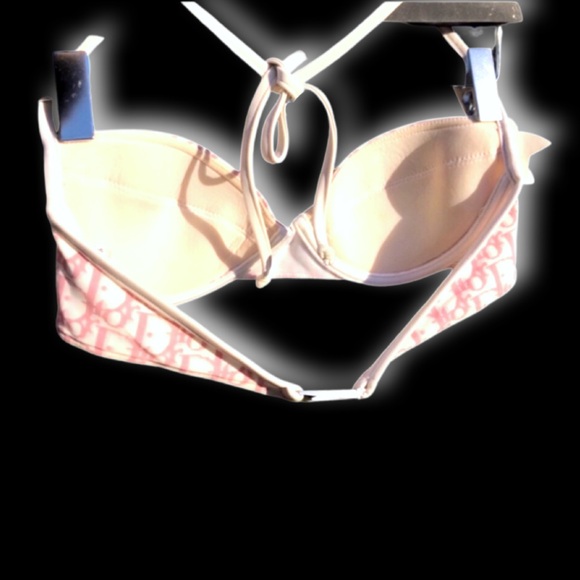 Christian Dior By John Galliano Runway Girly Romantique Monogram Logo Bikini Bra - Picture 9 of 16